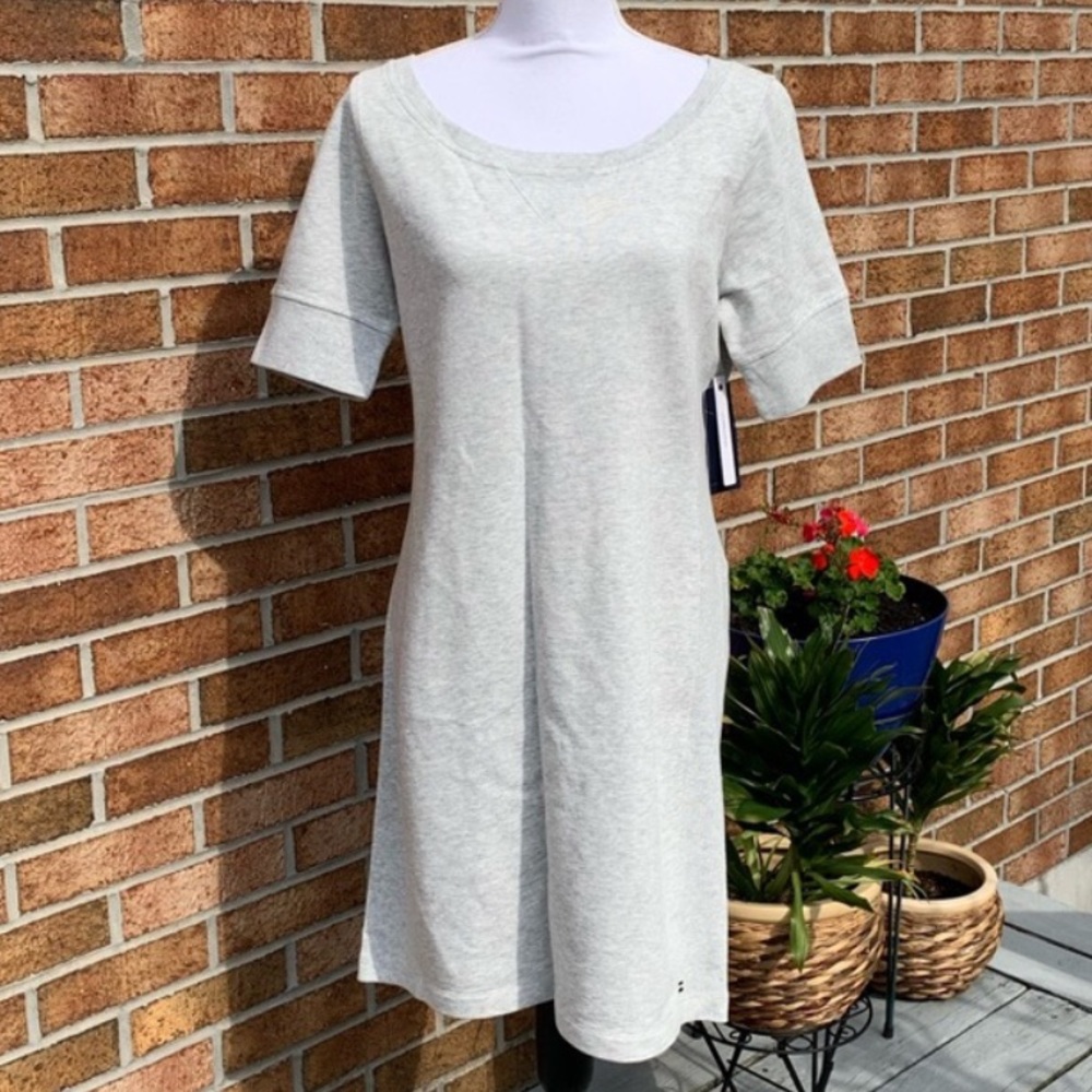 Sperry Sweat Shirt Dress| Grey Dress | XS